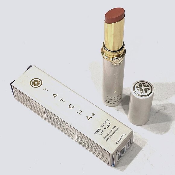 TATCHA The Kissu Lip Tint SPF 25 ~MIDNIGHT LILY (Nude Deep Berry) 4g NIB (Japan) - Picture 3 of 14